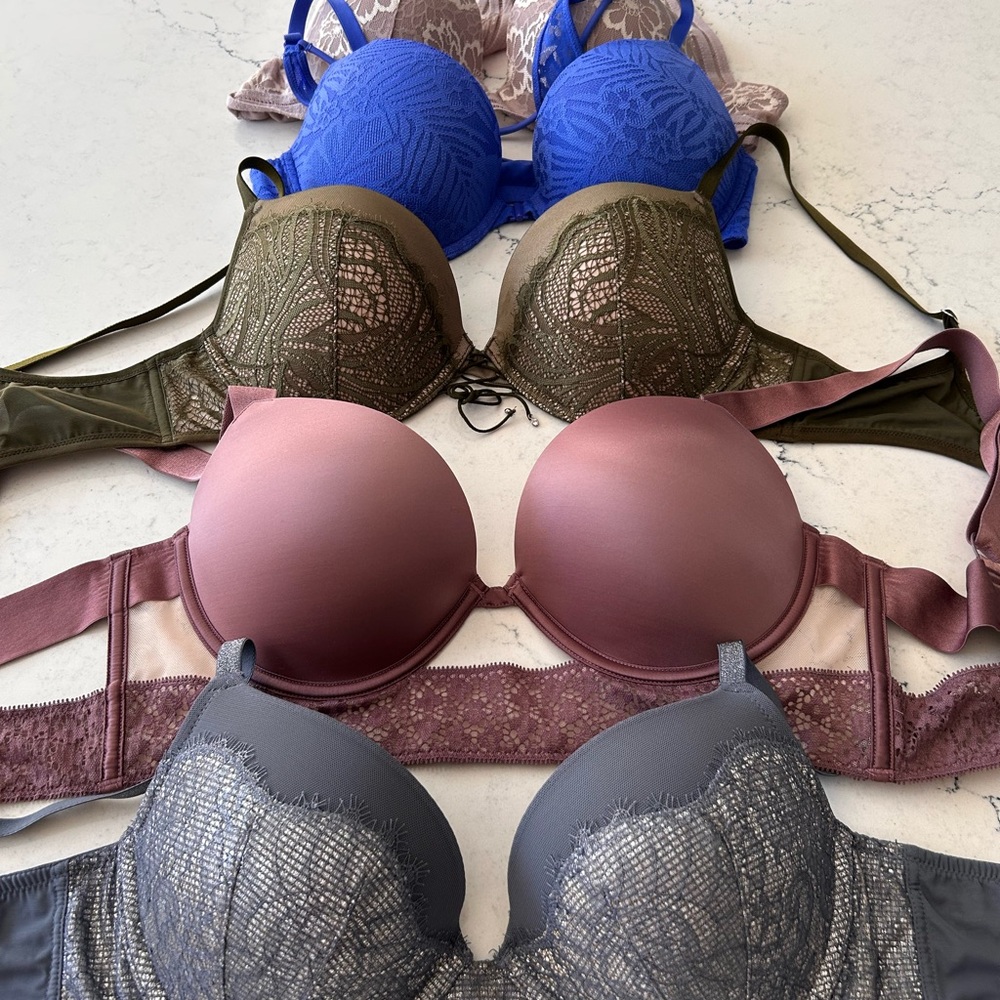 LOT OF 5 Victoria’s Secret & Pink Bras 36C